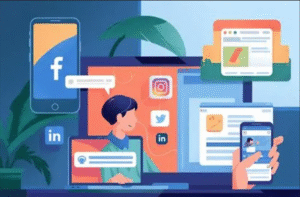 Сравнение дизайна контента для разных социальных платформ